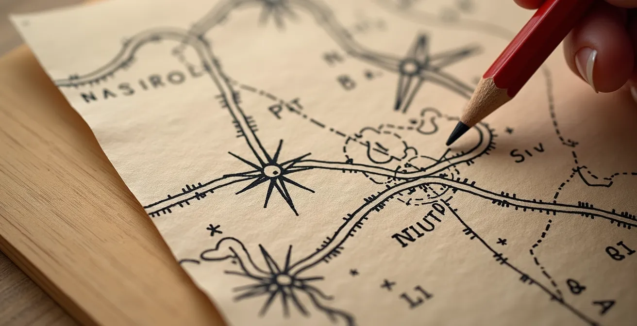 Aerial view of National Mall showing museum walking route